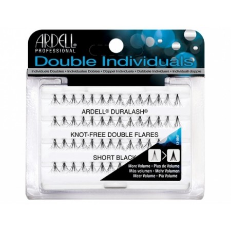 חבילת ריסים בודדים Double Indv Short שחור-0